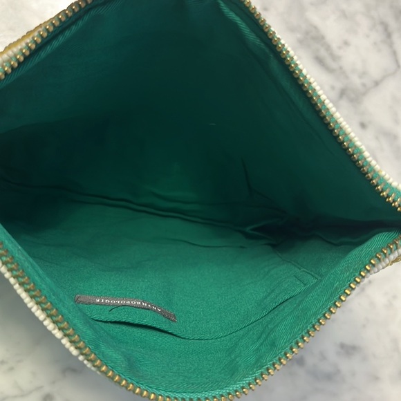 Anthropologie The Fiona Large Beaded Pouch NWT - Picture 9 of 14